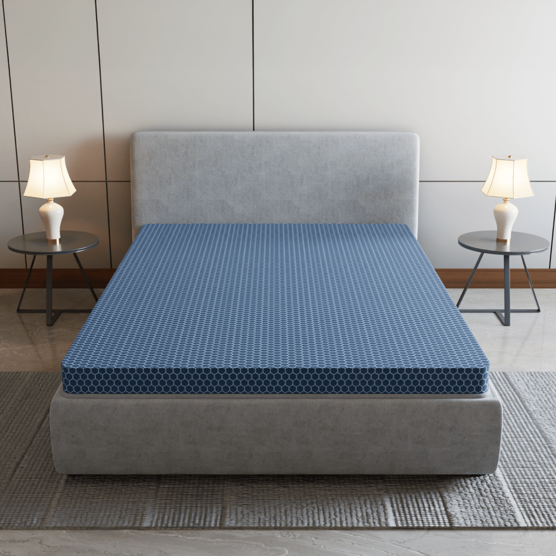 Buy SleepyHug Ortho SpineX Plus | Foam Mattress | 3 Inch | Blue The New AirCell Series