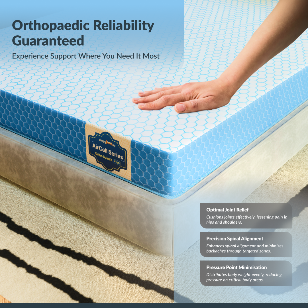 Buy SleepyHug SleepyHug Ortho SpineX Plus | Blue, 5-Years Warranty The New AirCell Series