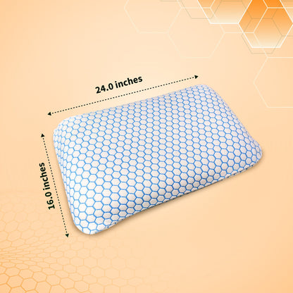 Buy SleepyHug SleepyHug Cool Gel Infused Memory Foam Orthopedic Pillow with Removable Cover The New AirCell Series