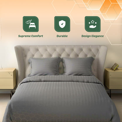 Buy SleepyHug SleepyHug Polycotton Bedsheet for King Size Bed - 90X100 Inches, with 2 Pillow Covers The New AirCell Series