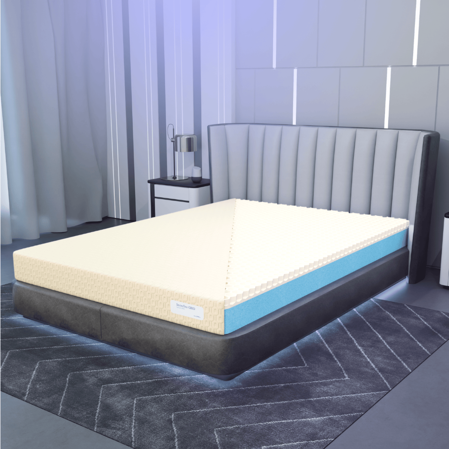 Buy SleepyHug SleepyHug SpineX Pro Snowflex Grid Mattress The New AirCell Series