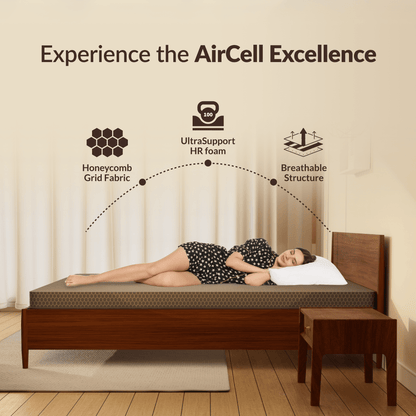Buy SleepyHug Ortho SpineX Plus | Foam Mattress | Beige The New AirCell Series