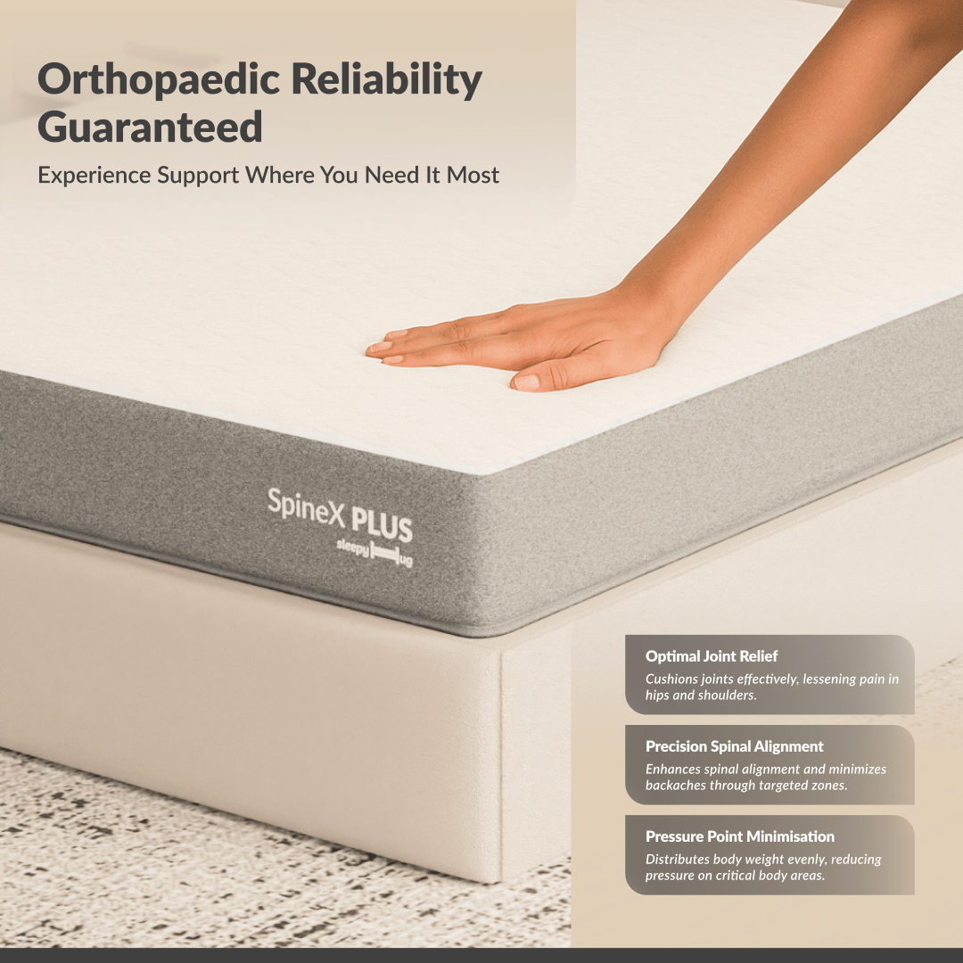 Buy SleepyHug SleepyHug Ortho SpineX Plus | Grey, 5-Years Warranty The New AirCell Series